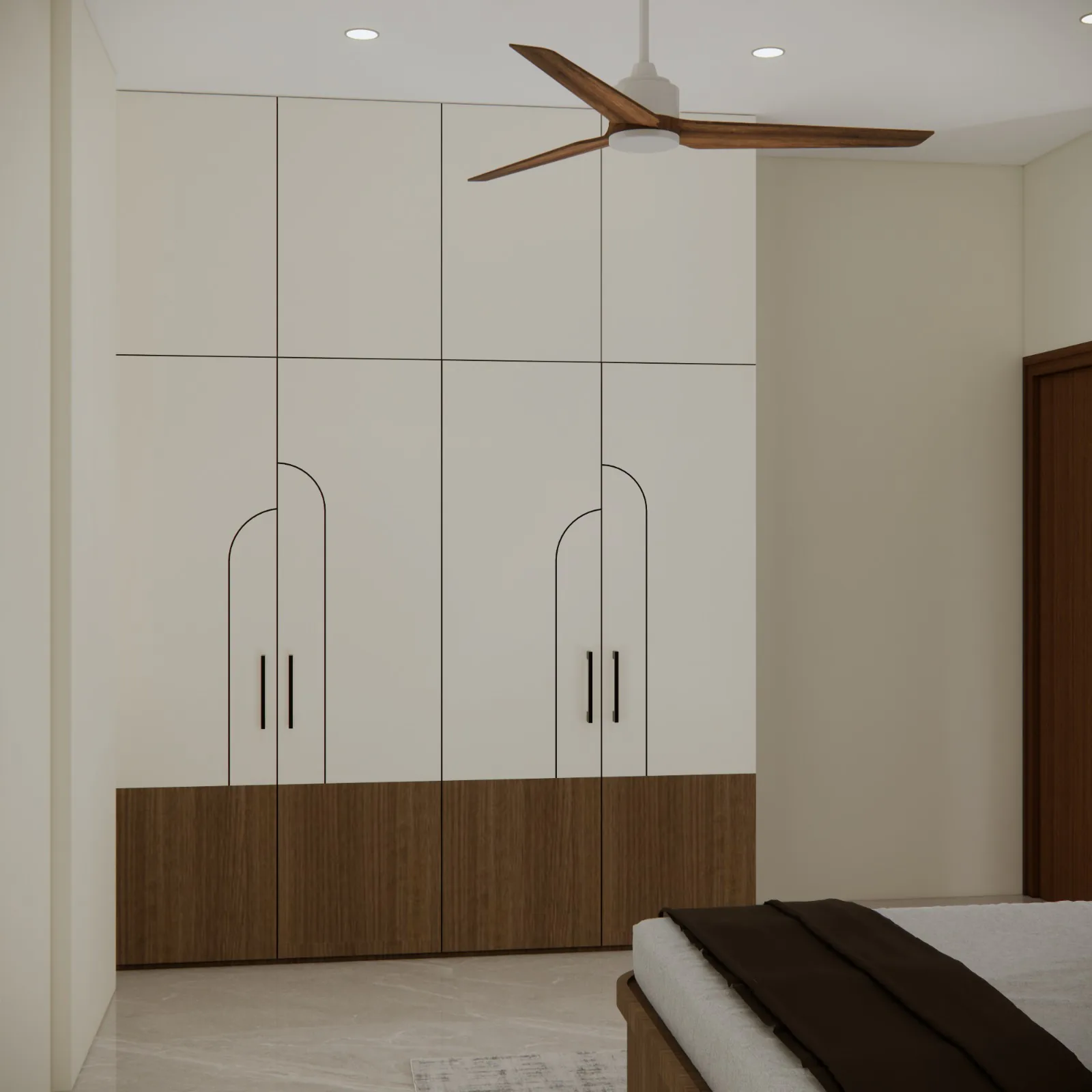 White Panel Wardrobe